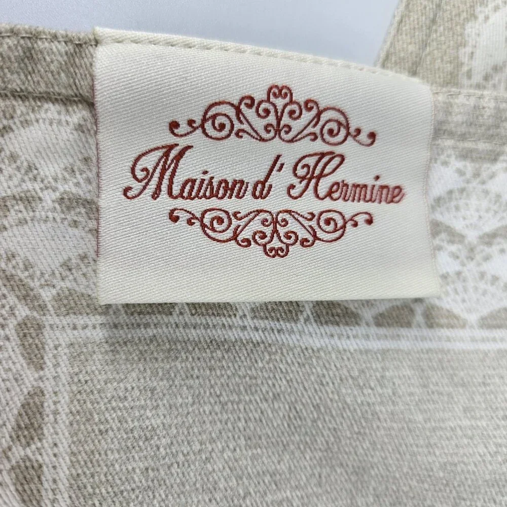 Maison D' Hermine Spring Pink Floral Cotton Placemats Set 4 Dining Table Decor